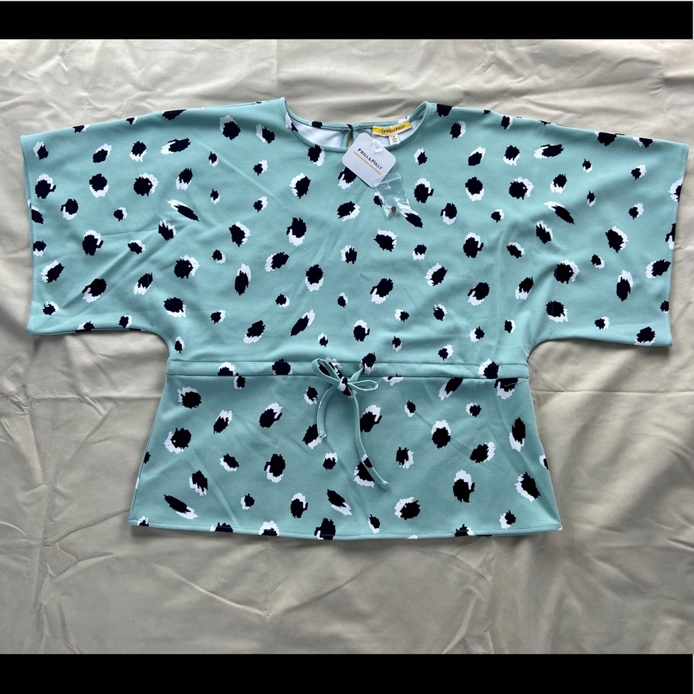 Frill & Folly Cinch Waist Kimono Top